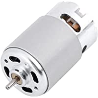 Akozon RS-550 Motor de engranajes DC 12-24V 5800 RPM miniatura motor de corriente continua para Varios taladro de mano…